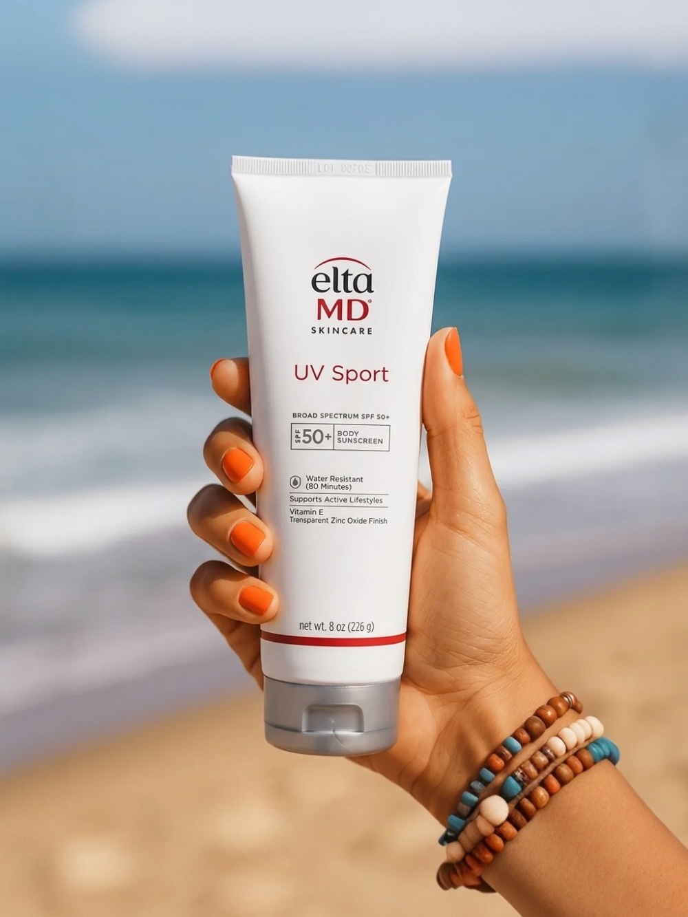 EltaMD UV Sport Broad Spectrum SPF 50+ Body Sunscreen 8 fl oz Fragrance Free - Picture 1 of 9